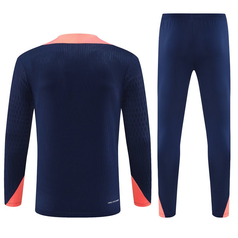 FC Barcelona "Comeback" Premium Kids Size Tracksuit from FootballPrestige.com - Premium Football Kits