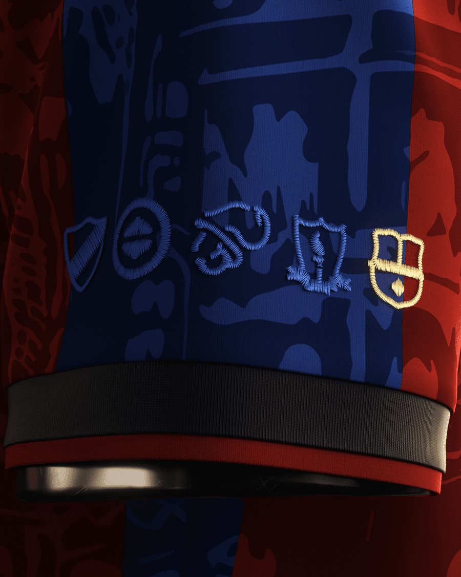 FC Barcelona "El Pistolero" Premium Kit from FootballPrestige.com - Premium Football Kits