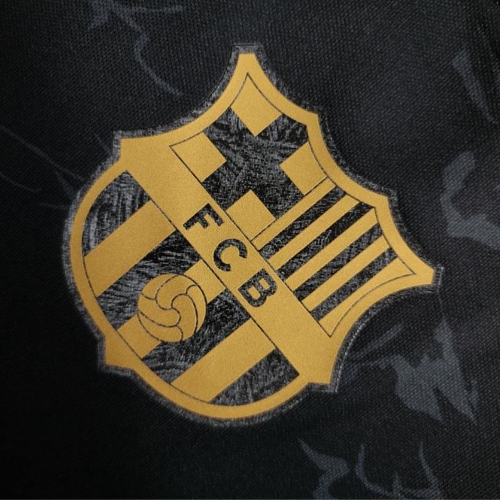 FC Barcelona "Golden Knight" Premium Kit from FootballPrestige.com - Premium Football Kits