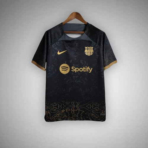 FC Barcelona "Golden Knight" Premium Kit from FootballPrestige.com - Premium Football Kits