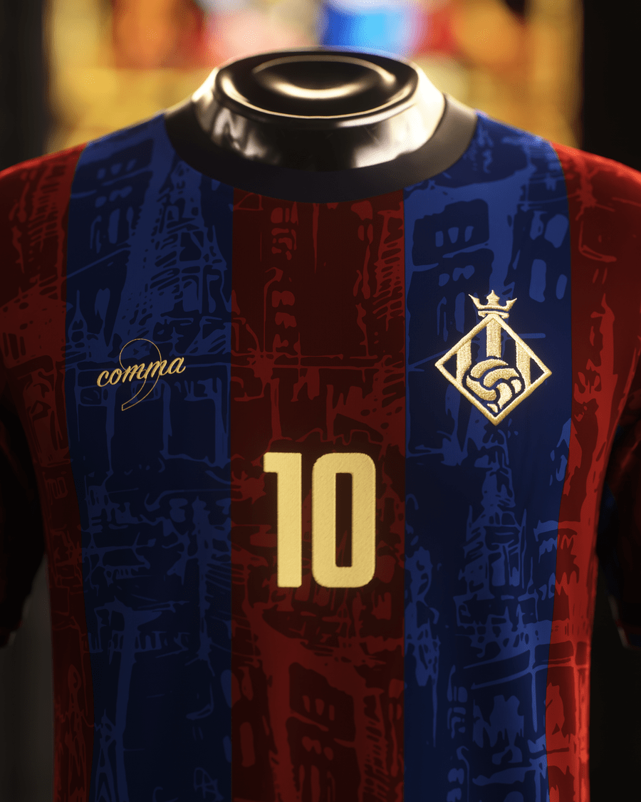 FC Barcelona "La Pulga" Premium Kit from FootballPrestige.com - Premium Football Kits
