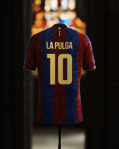 FC Barcelona "La Pulga" Premium Kit from FootballPrestige.com - Premium Football Kits