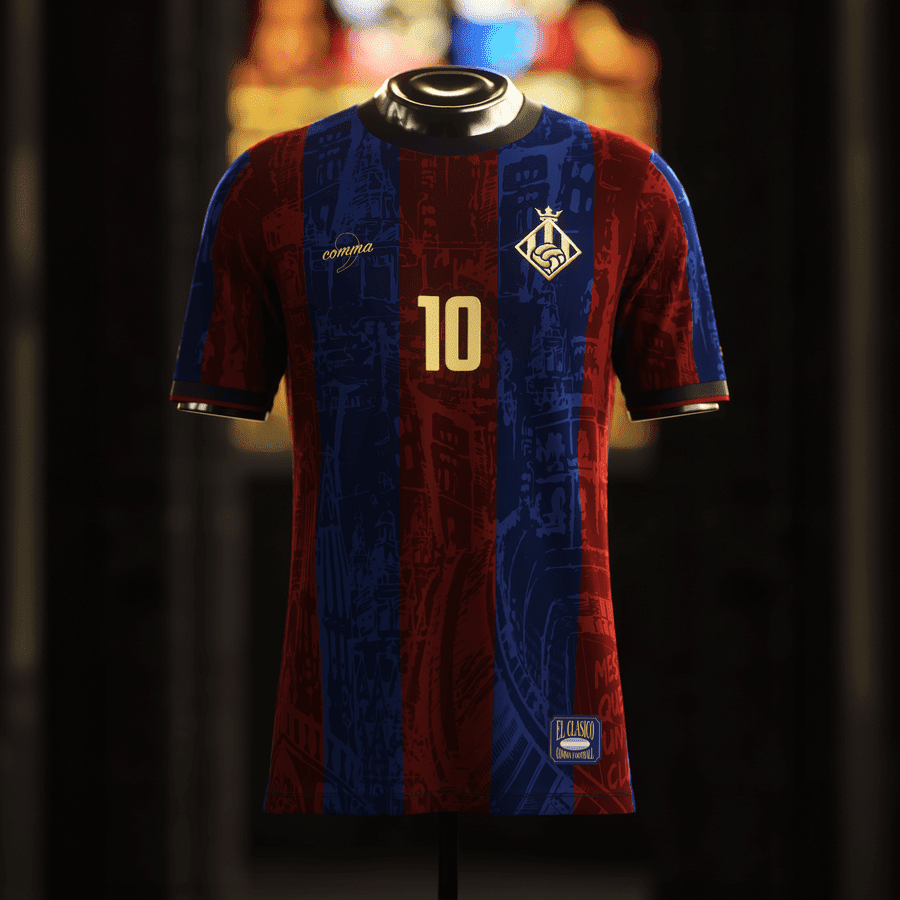 FC Barcelona "La Pulga" Premium Kit from FootballPrestige.com - Premium Football Kits