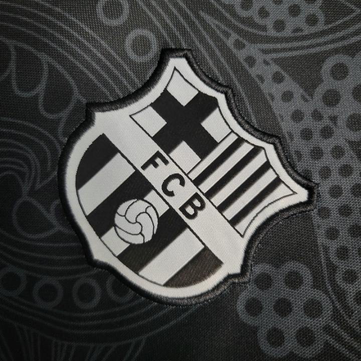 FC Barcelona "Noir Fleur" Premium Kit from FootballPrestige.com - Premium Football Kits