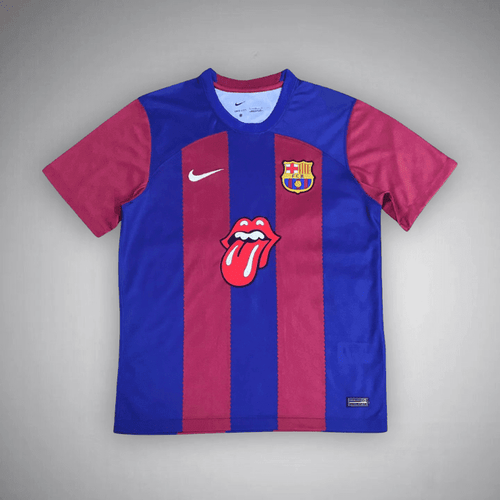 FC Barcelona "Tongue" Premium Kit from FootballPrestige.com - Premium Football Kits