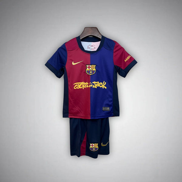 FC Barcelona x Cactus Jack ペドリ ユニフォーム FC Barcelona x Cactus Jack Home Kids Size Kit from