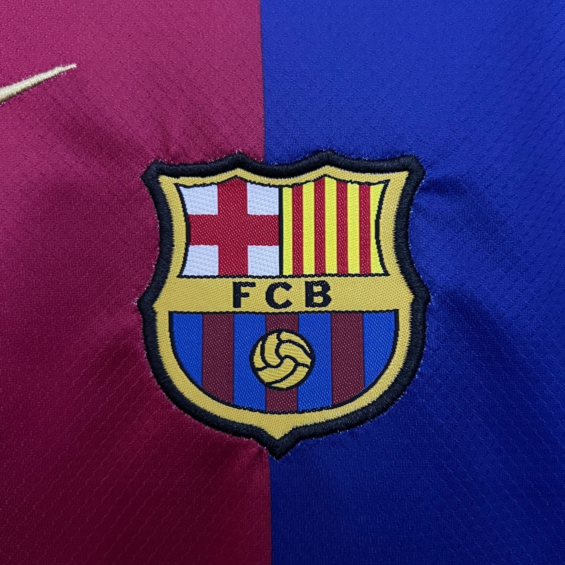 FC Barcelona x Cactus Jack Home Kids Size Kit from FootballPrestige.com - Premium Football Kits