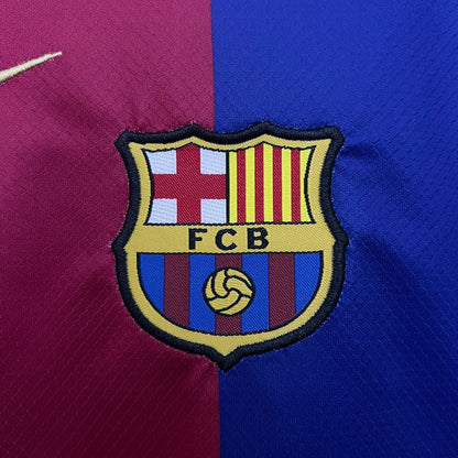 FC Barcelona x Cactus Jack Home Kids Size Kit from FootballPrestige.com - Premium Football Kits