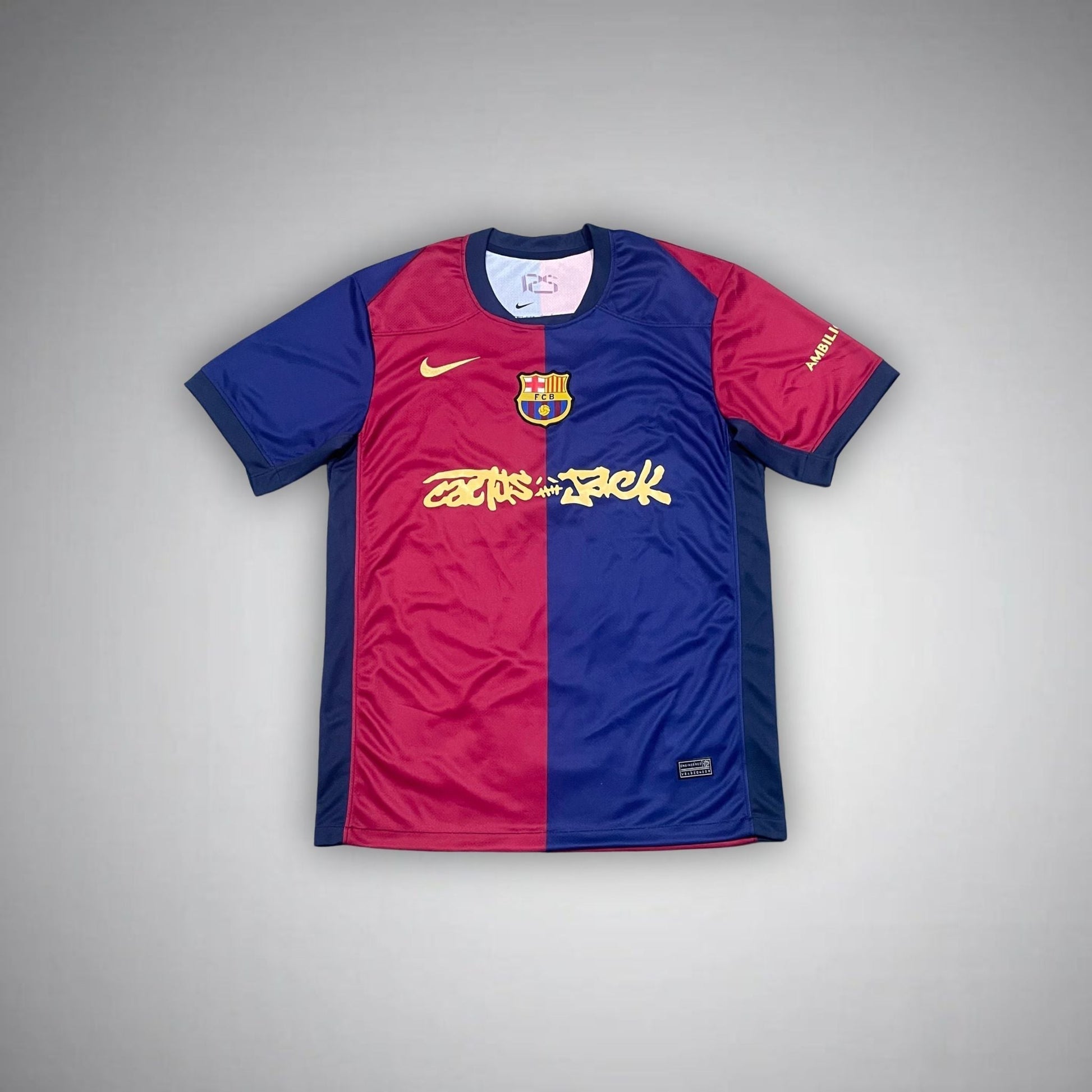 FC Barcelona x Cactus Jack Limited Edition Home Kit from FootballPrestige.com - Premium Football Kits