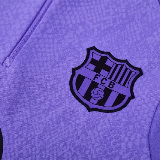 FC Barcelona x Mamba Premium Kids Size Tracksuit from FootballPrestige.com - Premium Football Kits