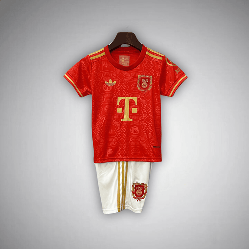 FC Bayern 125 Anniversary Kids Size Kit from FootballPrestige.com - Premium Football Kits