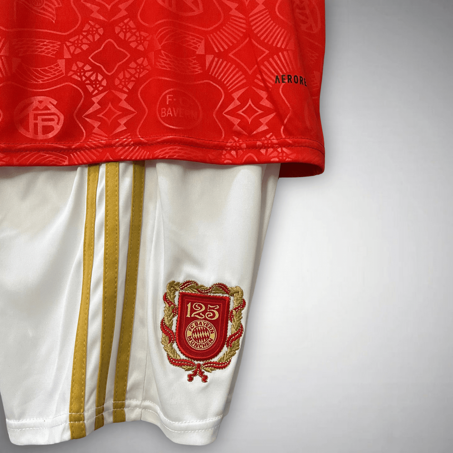 FC Bayern 125 Anniversary Kids Size Kit from FootballPrestige.com - Premium Football Kits