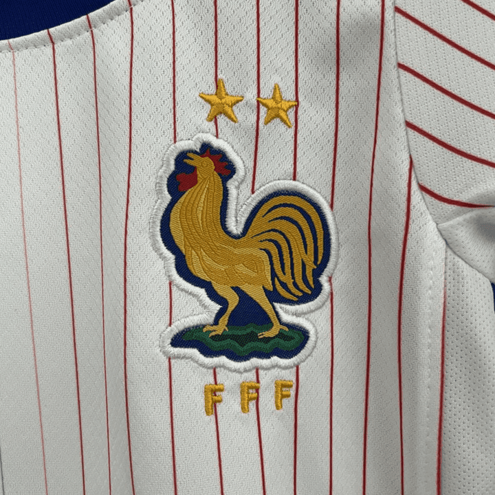 France 2024 Away Kids Size Kit from FootballPrestige.com - Premium Football Kits