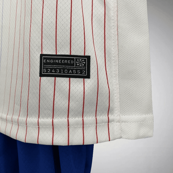 France 2024 Away Kids Size Kit from FootballPrestige.com - Premium Football Kits