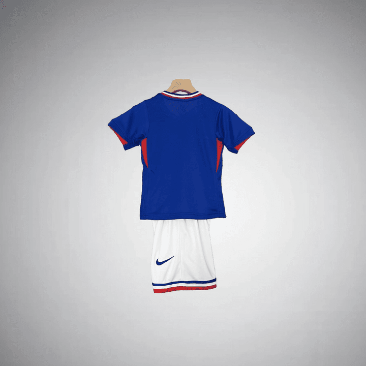 France 2024 Home Kids Size Kit from FootballPrestige.com - Premium Football Kits