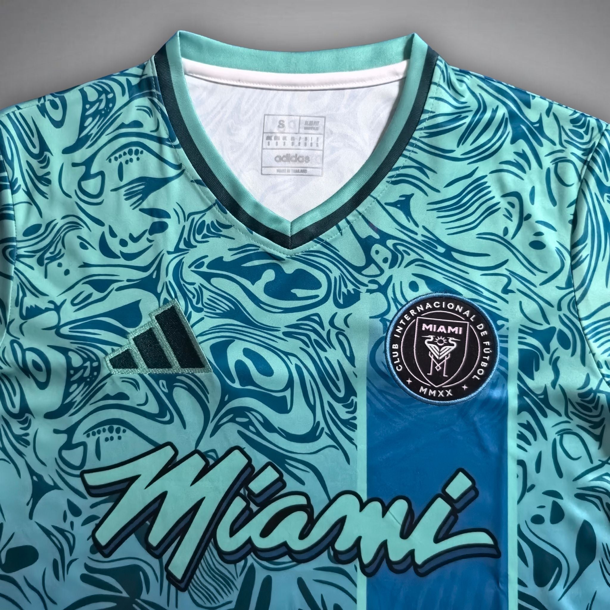 Inter Miami "Ocean Drive" Premium Kit from FootballPrestige.com - Premium Football Kits