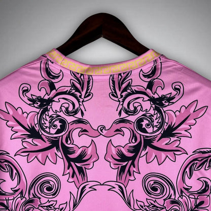 Italy "Versace" Premium Pink Kit from FootballPrestige.com - Premium Football Kits
