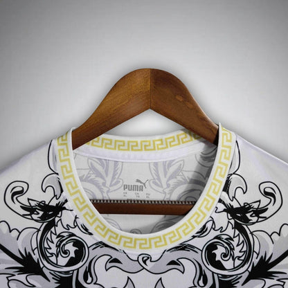 Italy "Versace" Premium White Kit from FootballPrestige.com - Premium Football Kits
