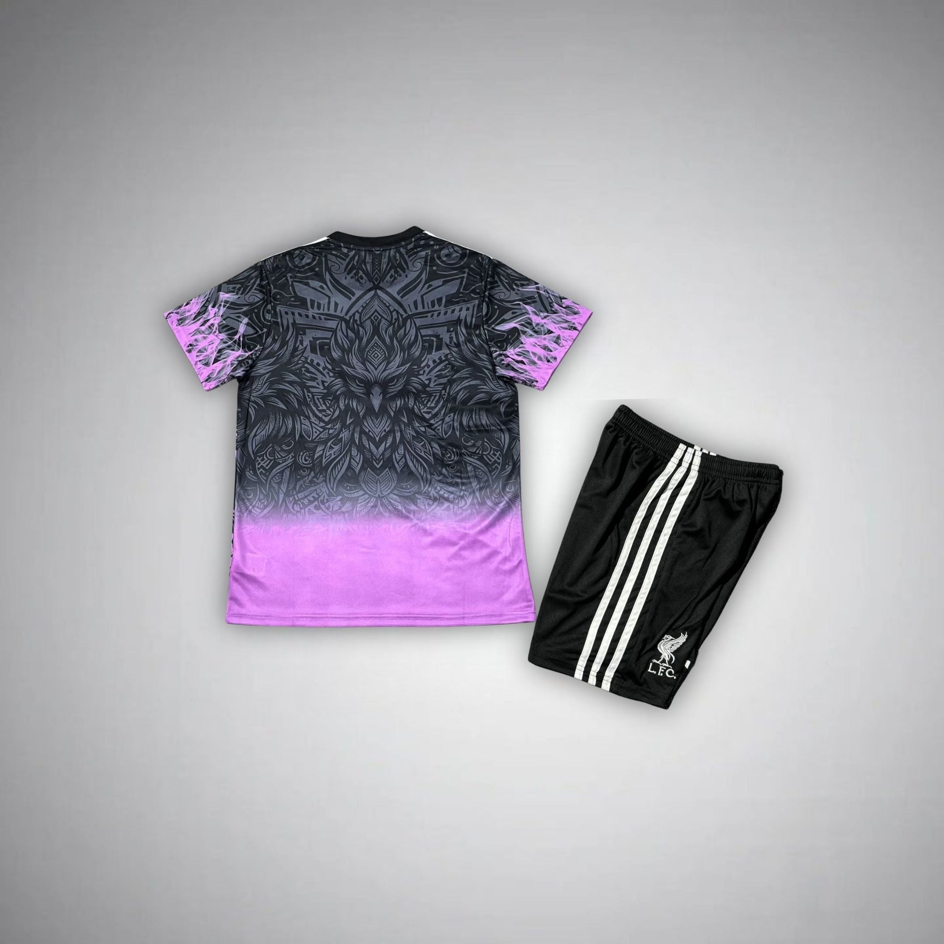 Liverpool "Galaxy Phoenix" Premium Kids Size Kit from FootballPrestige.com - Premium Football Kits
