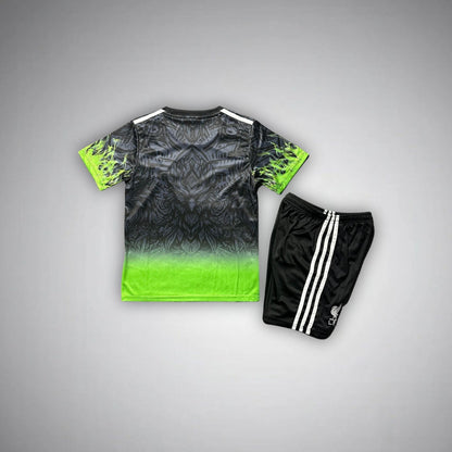 Liverpool "Lime Phoenix" Premium Kids Size Kit from FootballPrestige.com - Premium Football Kits