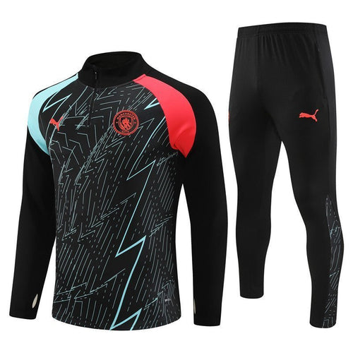 Manchester City "Lightning Sky" Premium Tracksuit from FootballPrestige.com - Premium Football Kits