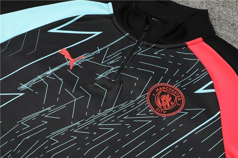 Manchester City "Lightning Sky" Premium Tracksuit from FootballPrestige.com - Premium Football Kits