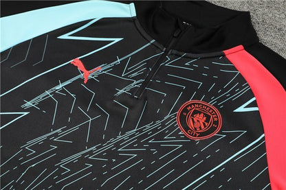 Manchester City "Lightning Sky" Premium Tracksuit from FootballPrestige.com - Premium Football Kits