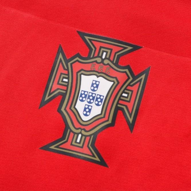 Portugal Red Tracksuit Premium from FootballPrestige.com - Premium Football Kits
