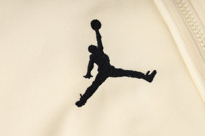 PSG Beige and Black Premium Tracksuit from FootballPrestige.com - Premium Football Kits