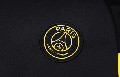 PSG Black and Yellow Premium Tracksuit from FootballPrestige.com - Premium Football Kits