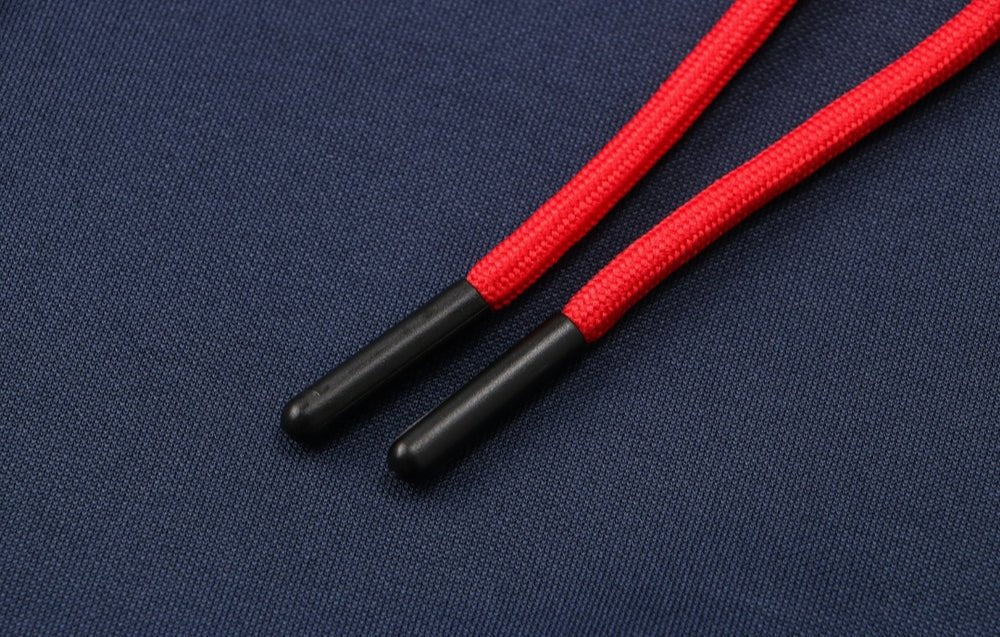 PSG Dark Blue and Red x White Premium Tracksuit from FootballPrestige.com - Premium Football Kits