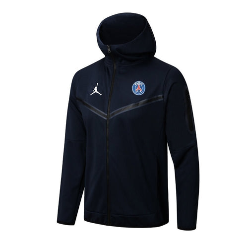 PSG Dark Blue Premium Tracksuit from FootballPrestige.com - Premium Football Kits