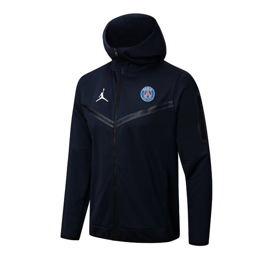 PSG Dark Blue Premium Tracksuit from FootballPrestige.com - Premium Football Kits