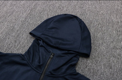 PSG Dark Blue Premium Tracksuit from FootballPrestige.com - Premium Football Kits