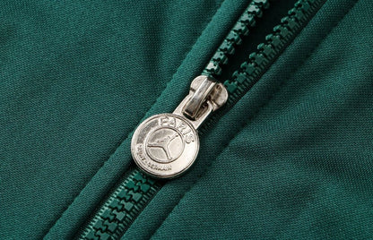 PSG Dark Green and White Premium Tracksuit from FootballPrestige.com - Premium Football Kits