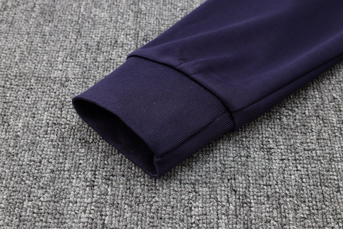 PSG Dark Purple Premium Tracksuit from FootballPrestige.com - Premium Football Kits