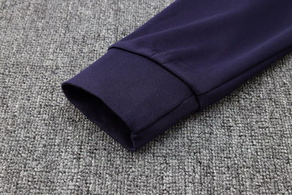 PSG Dark Purple Premium Tracksuit from FootballPrestige.com - Premium Football Kits