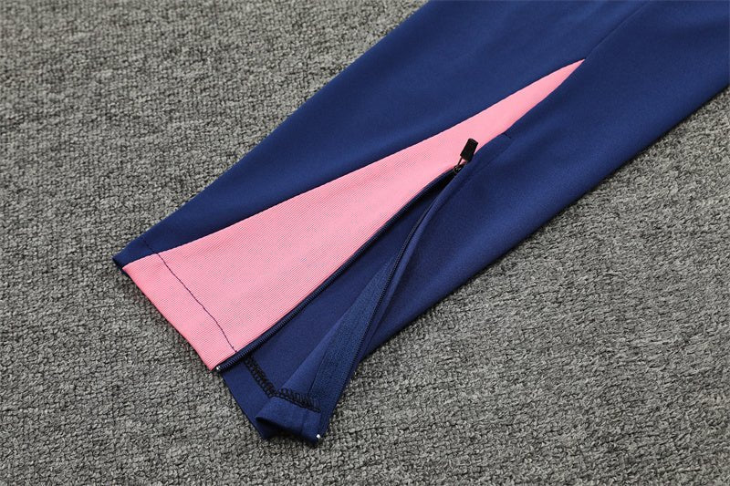 PSG "Parisian Frost" Blue Premium Tracksuit from FootballPrestige.com - Premium Football Kits