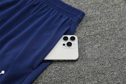 PSG "Parisian Frost" Blue Premium Tracksuit from FootballPrestige.com - Premium Football Kits