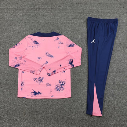 PSG "Parisian Frost" Pink Premium Tracksuit from FootballPrestige.com - Premium Football Kits