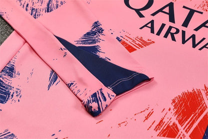 PSG "Parisian Frost" Pink Premium Tracksuit from FootballPrestige.com - Premium Football Kits
