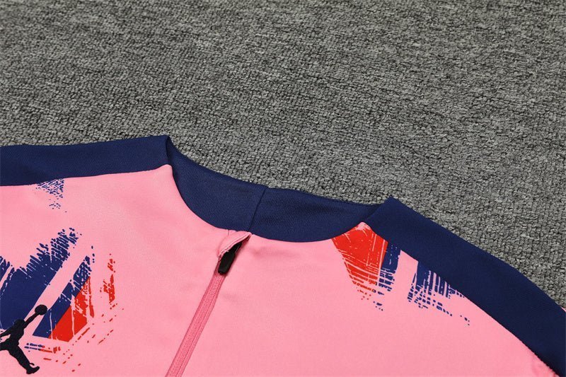 PSG "Parisian Frost" Pink Premium Tracksuit from FootballPrestige.com - Premium Football Kits