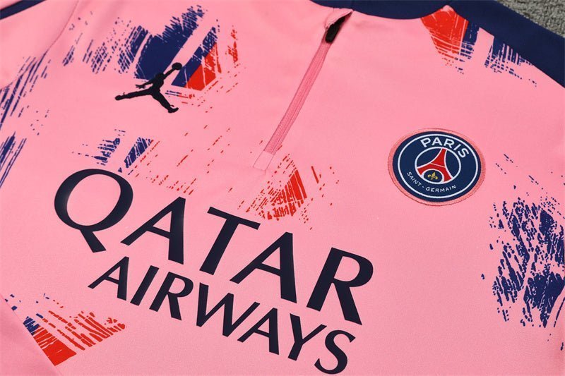 PSG "Parisian Frost" Pink Premium Tracksuit from FootballPrestige.com - Premium Football Kits
