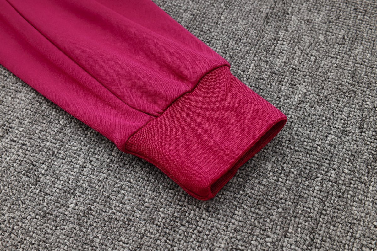 PSG Pink and Black Premium Tracksuit from FootballPrestige.com - Premium Football Kits