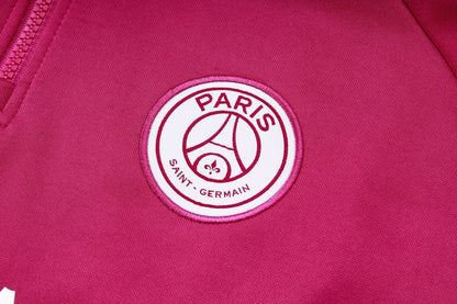 PSG Pink and Black Premium Tracksuit from FootballPrestige.com - Premium Football Kits