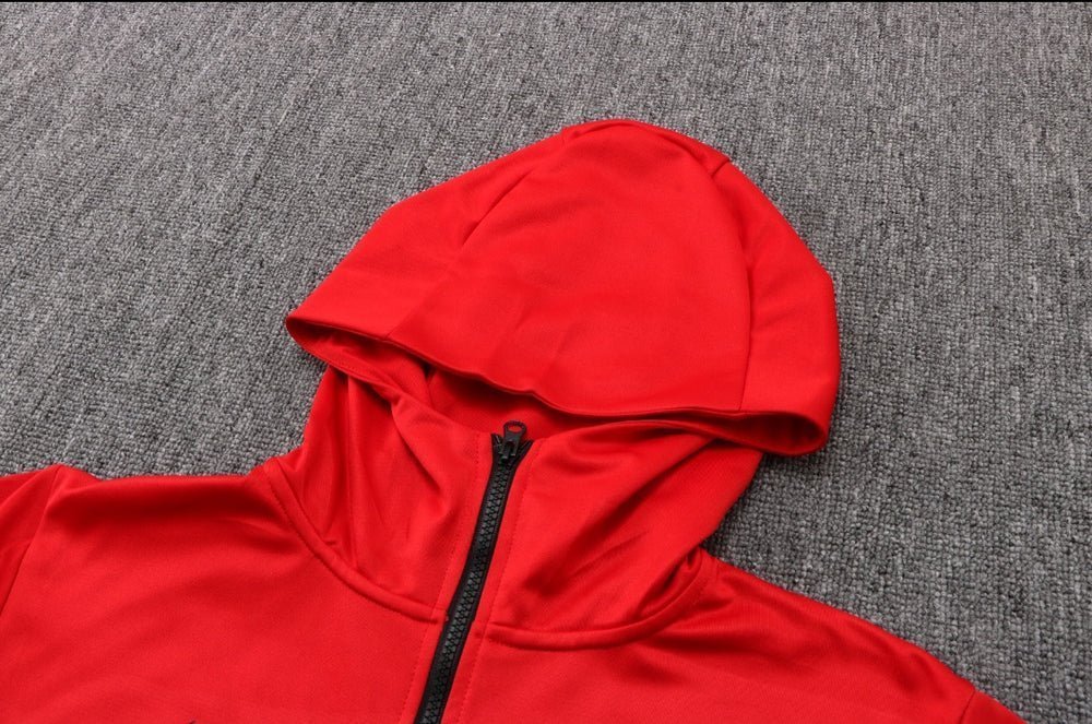 PSG Red Premium Tracksuit from FootballPrestige.com - Premium Football Kits