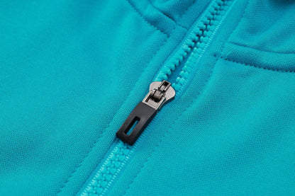 PSG Turqoise and Black Premium Tracksuit from FootballPrestige.com - Premium Football Kits