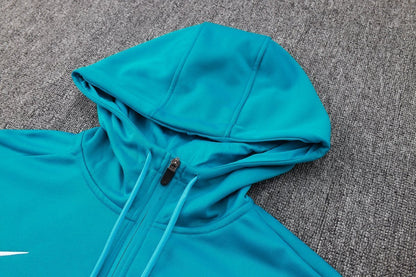 PSG Turquoise and Pink Premium Tracksuit from FootballPrestige.com - Premium Football Kits