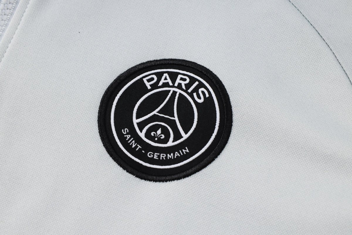 PSG White and Blue Premium Tracksuit from FootballPrestige.com - Premium Football Kits
