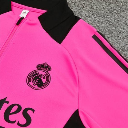 Real Madrid "Aurora Rose" Premium Kids Size Tracksuit from FootballPrestige.com - Premium Football Kits